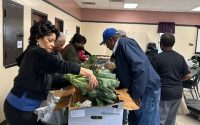 Participants at the Burns Foundation's Food Farmacy