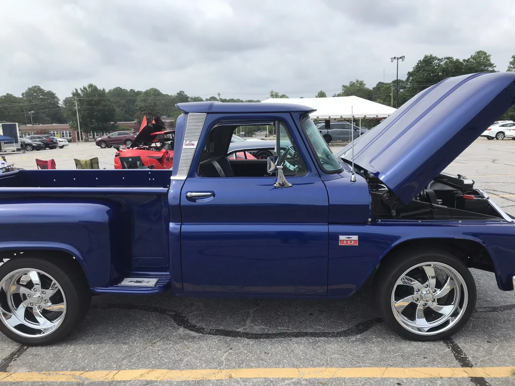 Blue Classic Car